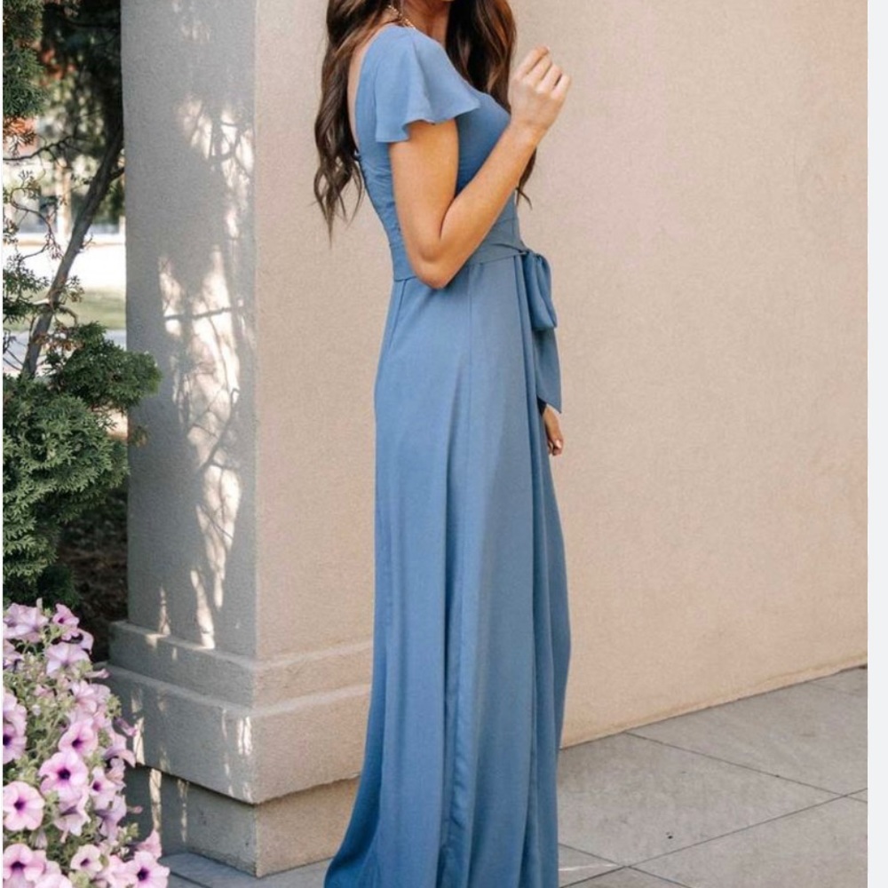 Bohme Deep Teal Maxi Dress - Picture 6 of 6